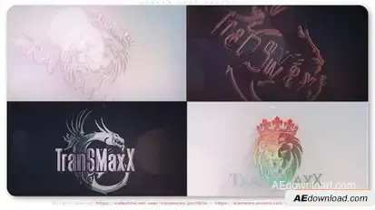 Shaped Logo Reveal Logo Stings template preview
