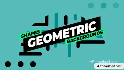 Shapes Geometric Backgrounds Elements template preview