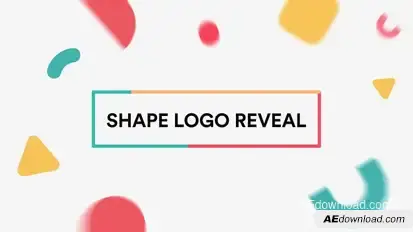Shapes Logo Reveal Openers template preview