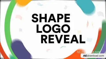 Shapes Logo Reveal Logo Stings template preview