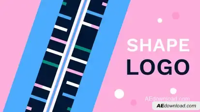 Shapes Logo Reveal Openers template preview