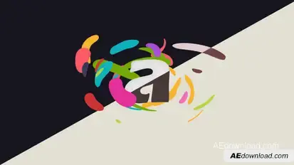 Shapes Move Logo Intro Logo Stings template preview