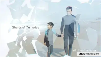 Shards of Memories | After Effects Video Displays template preview