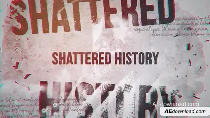 Shattered History Openers template preview