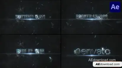 Shattered Opener for After Effects Openers template preview