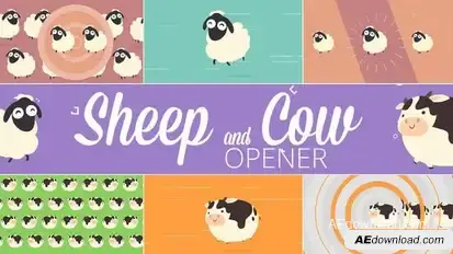 Sheep and Cow Opener Openers template preview