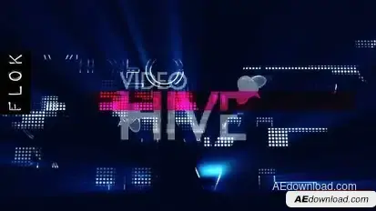 Shine Glitch Logo Stings template preview