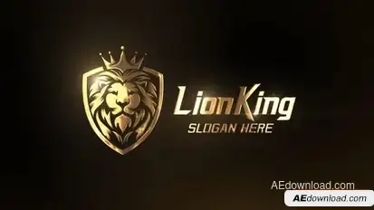 Shine Gold Logo Openers template preview