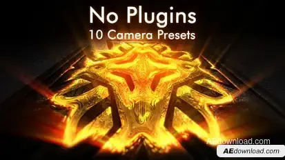 Shining Gold Cinematic Logo and Titles Epic Reveal Logo Stings template preview