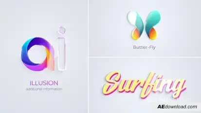 Shiny Logo Reveal Logo Stings template preview