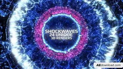 Shockwaves Pack Elements template preview