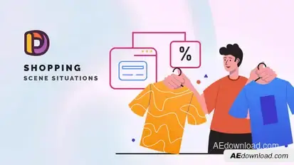 Shopping - Scene Situations Elements template preview