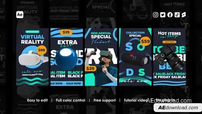 Shopping Instagram Reels Product Promo template preview
