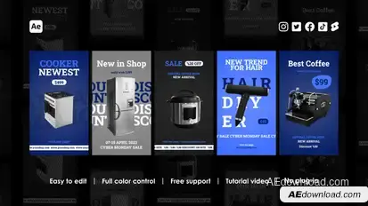 Shopping Instagram Reels Product Promo template preview