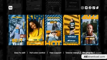 Shopping Instagram Stories Product Promo template preview