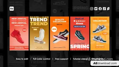 Shopping Instagram Stories Product Promo template preview