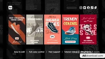 Shopping Instagram Stories Product Promo template preview