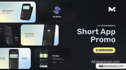 Short App Promo Product Promo template preview