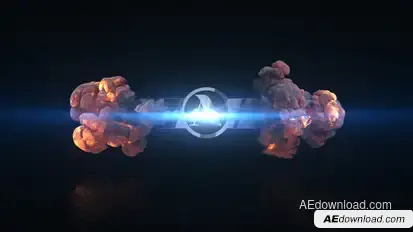 Short Explosion Logo Logo Stings template preview