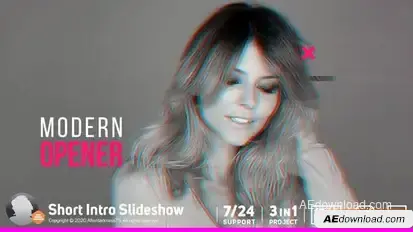 Short Fashion Intro Openers template preview