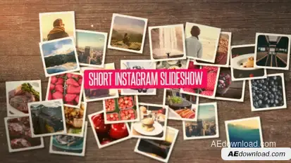Short Instagram Slideshow Video Displays template preview