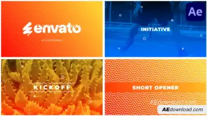 Short Opener for After Effects Openers template preview
