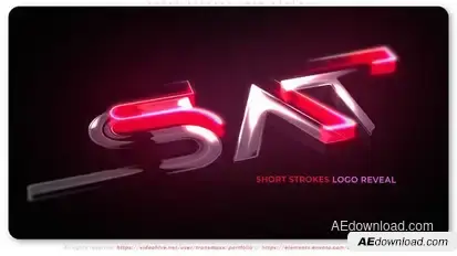Short Strokes Logo Reveal Logo Stings template preview