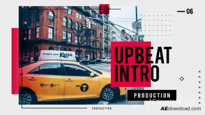 Short Upbeat Intro Video Displays template preview