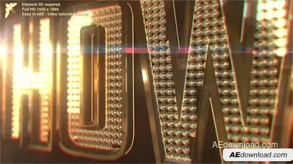 Showbiz Logo Logo Stings template preview
