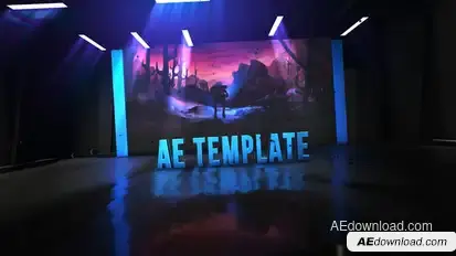 Showroom Element 3D Title Titles template preview