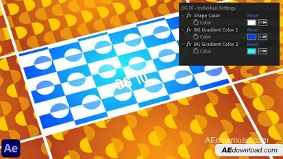 Shy Circles - Abstract Background Loops Elements template preview