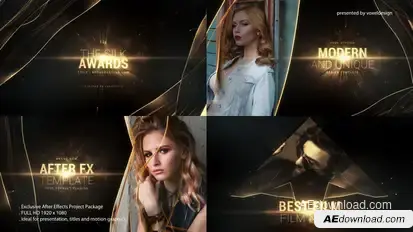 Silk Awards Cinematic Titles broadcast-packages template preview