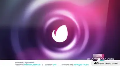 Silk Vortex Logo Reveal Logo Stings template preview