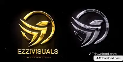 Silver & Gold Logo Reveal 2 Logo Stings template preview