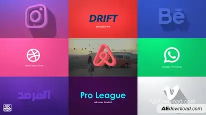 Simple 3D Logo Logo Stings template preview