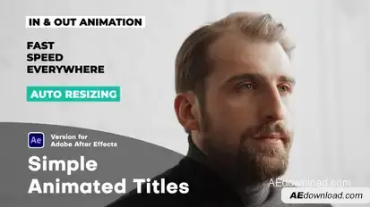 Simple Animated Titles Titles template preview