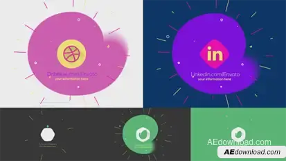 Abstract Shapes Logo Reveal – Line Animation, Circle Burst, Spiral Background and Branding Intr Logo Stings template preview