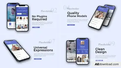 Simple App Presentation Product Promo template preview
