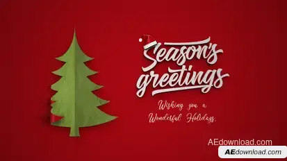 Simple Christmas Intro Logo Stings template preview