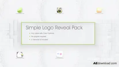 Simple Clean  Logo Pack Logo Stings template preview