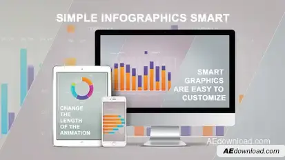 Simple infographics smart Infographics template preview