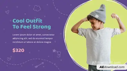 Simple Kids Promo Product Promo template preview