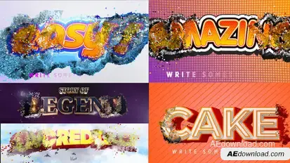 Simple Logo & Title Intro Titles template preview