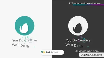 Simple Logo Reveal Logo Stings template preview