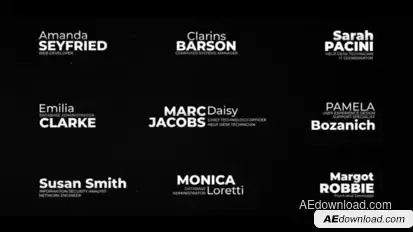 Simple Lower Thirds | AE Titles template preview