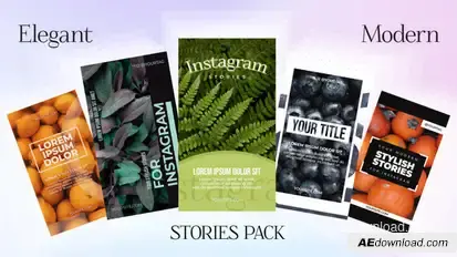 Simple Stories Elements template preview