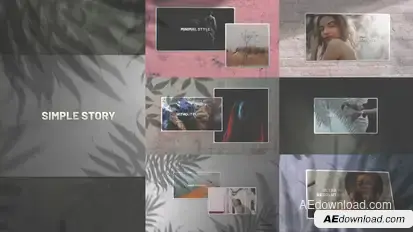 Simple Story/ Minimal Slides/ Clean Slideshow/ Travel Gallery Opener/ Perfumes Promo/ Cute/ Wedding Video Displays template preview