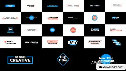 Simple Titles Titles template preview