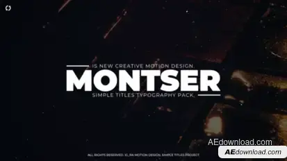 Simple Titles Titles template preview