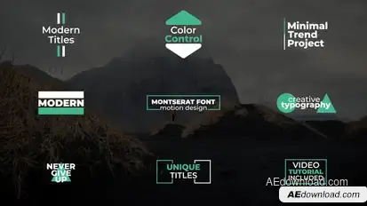 Simple Titles | AE Titles template preview